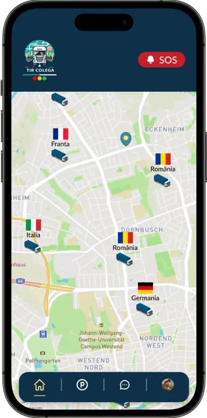 LKW-Kollege - Linkes Telefon - Heldenbereich - SOS-Funktion